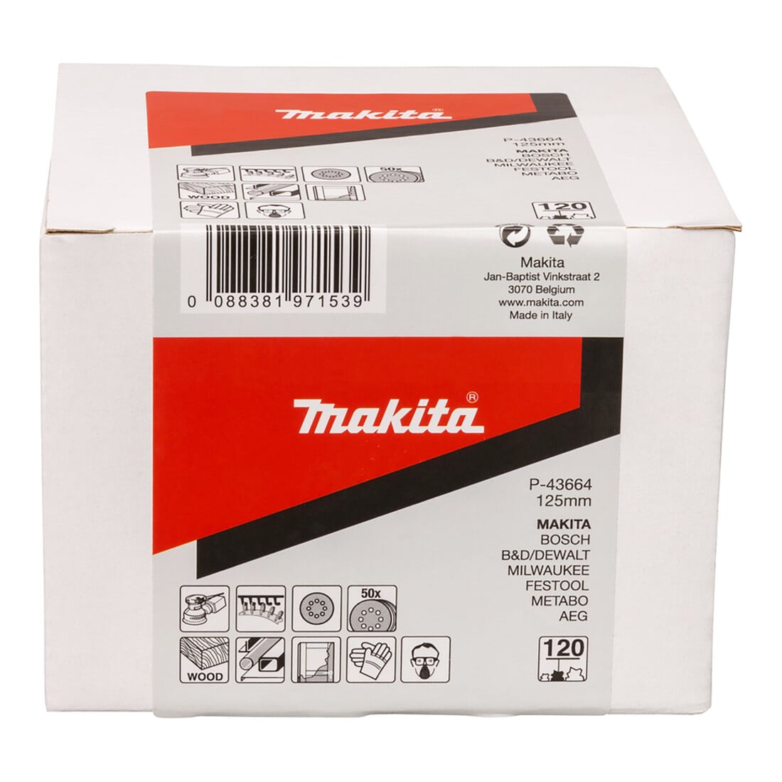 Makita Schleifpapier Klett 125 mm