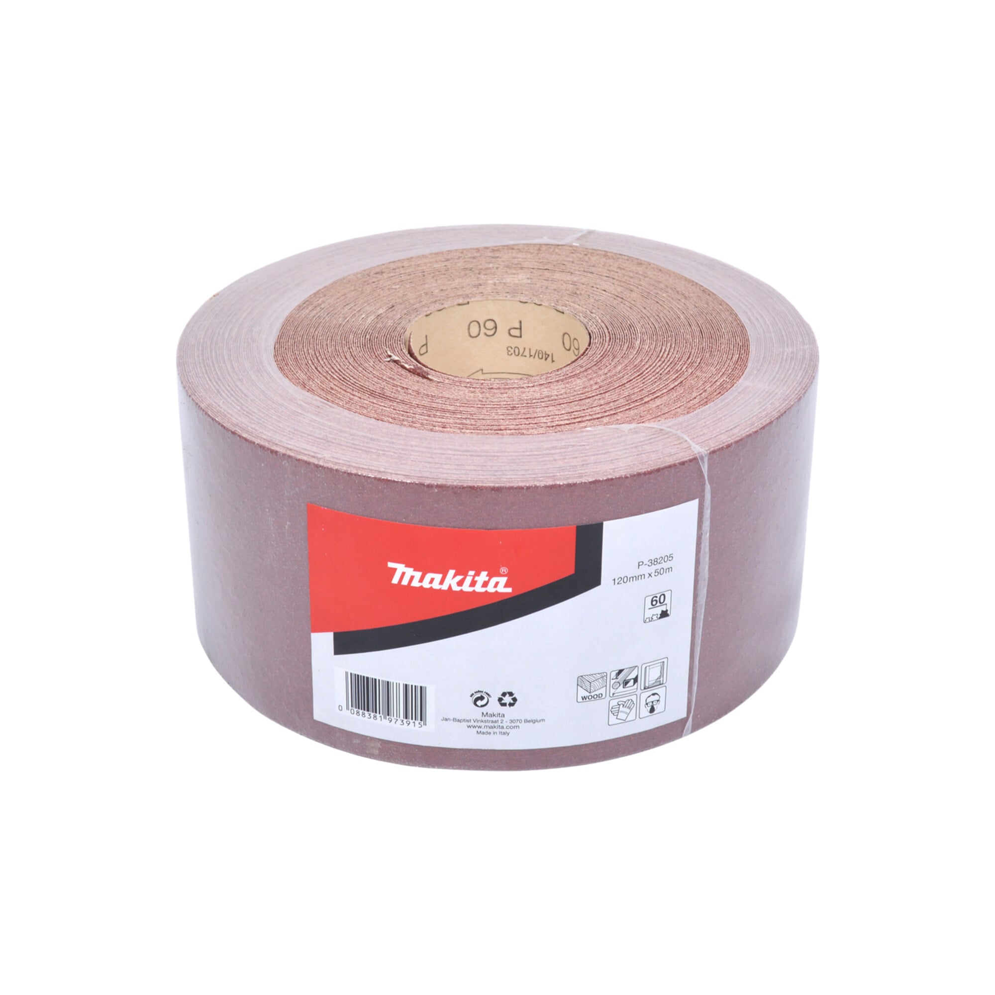 Makita Schleifpapier Rolle 120 mmx50 m K60 P-38205