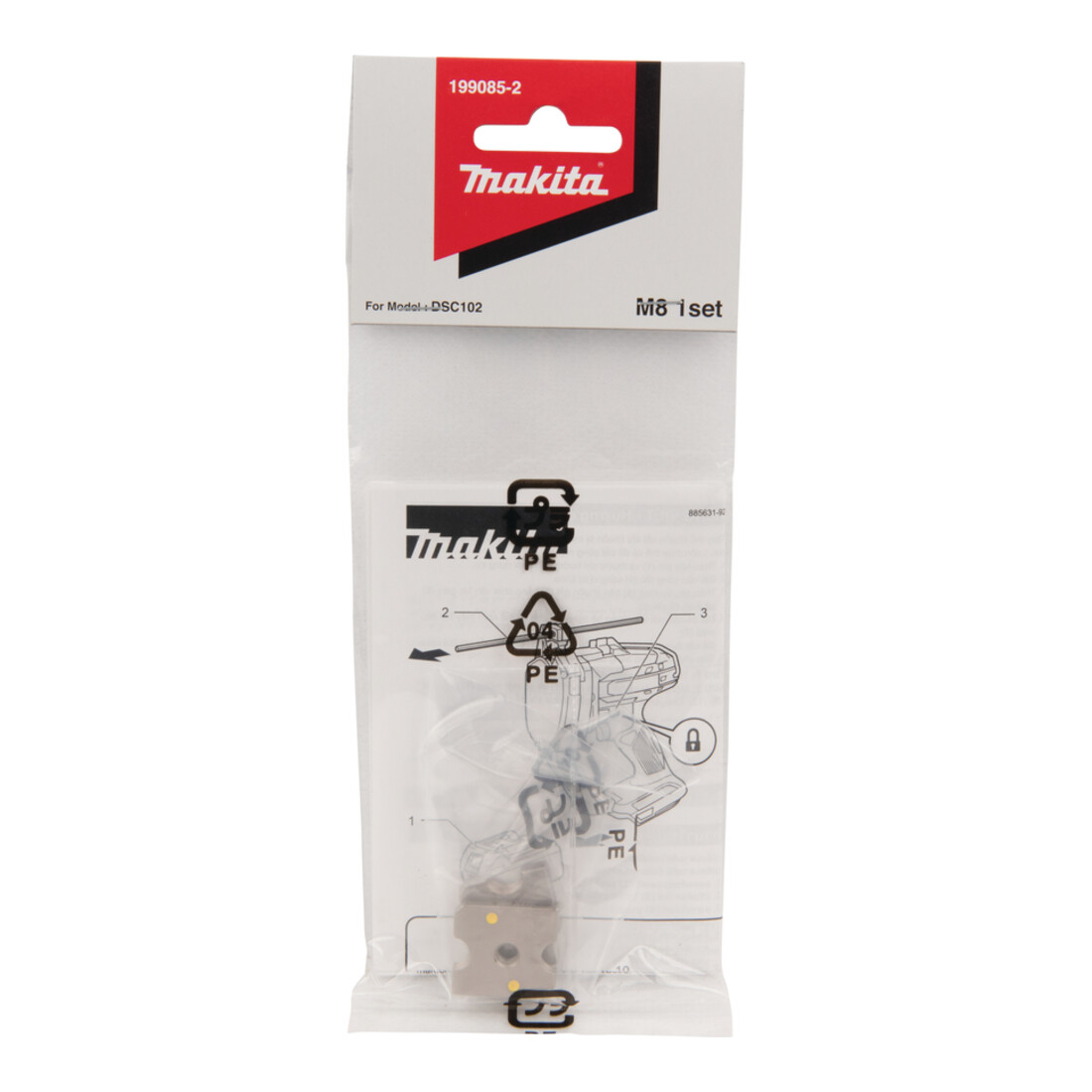 Makita Schneidbacken M8 Satz 199085-2