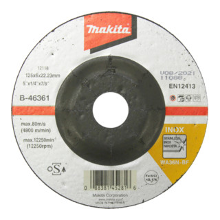 Makita Schruppscheibe 125mm 1-Stückflexibel