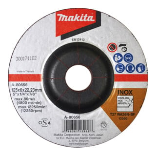 Makita Schruppscheibe 125mm VA (A-80656) | Contorion.de 