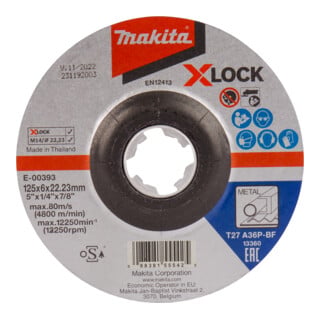 Makita Schruppscheibe 125x6mm Stahl