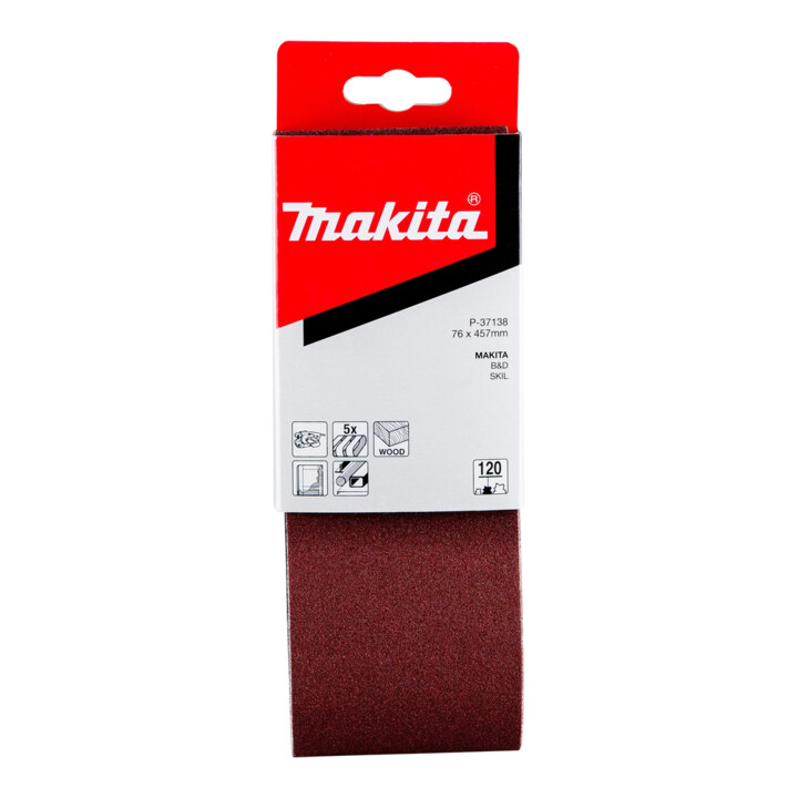 Makita schuurband 76x457mm K120 (P-37138)