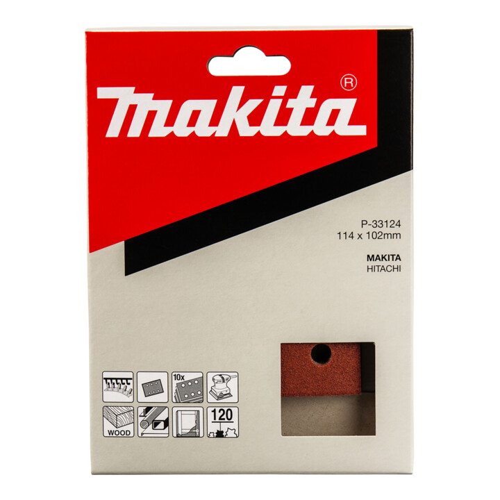 Makita schuurpapier klittenband 102x115 K120 (P-33124)