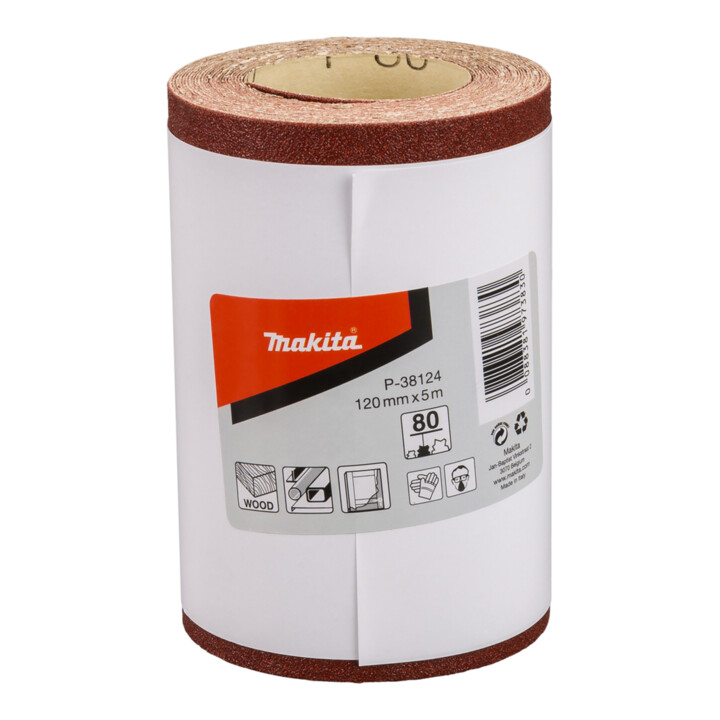 Makita schuurpapierrol 120mmx5m K80 P-38124