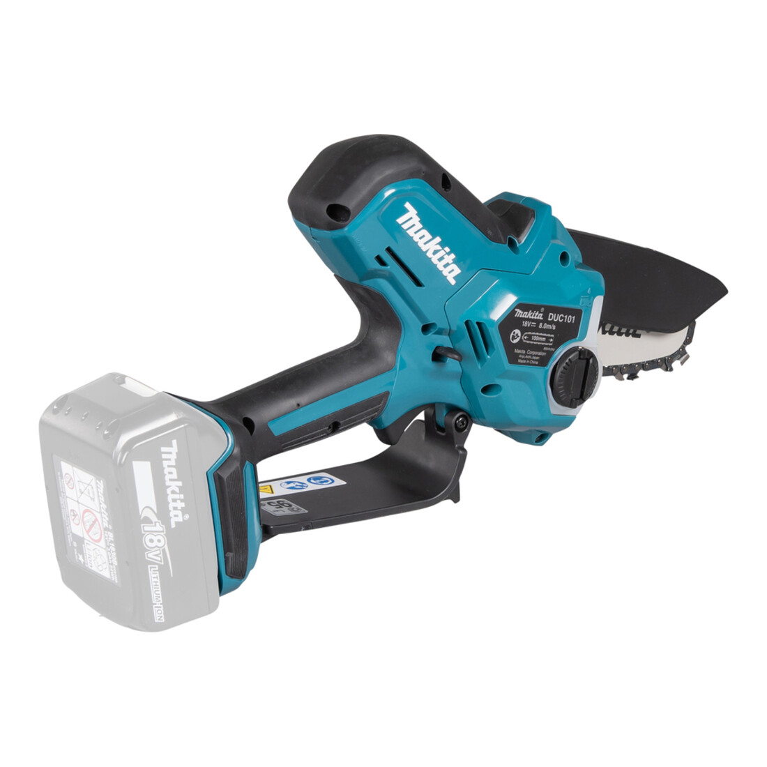Makita Scie à élaguer sans fil DUC101Z, 18V, 10 cm, 8 m/s