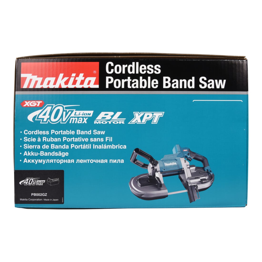 Makita Scie à ruban sans fil PB002GZ 40V max. (sans batterie, sans chargeur)