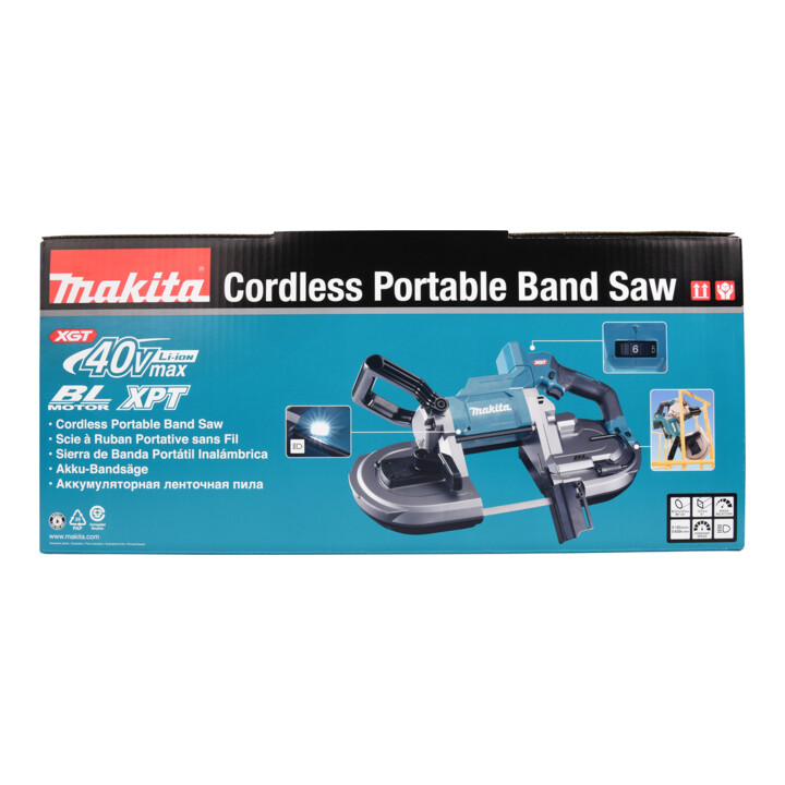 Makita Scie à ruban sans fil PB002GZ 40V max. (sans batterie, sans chargeur)