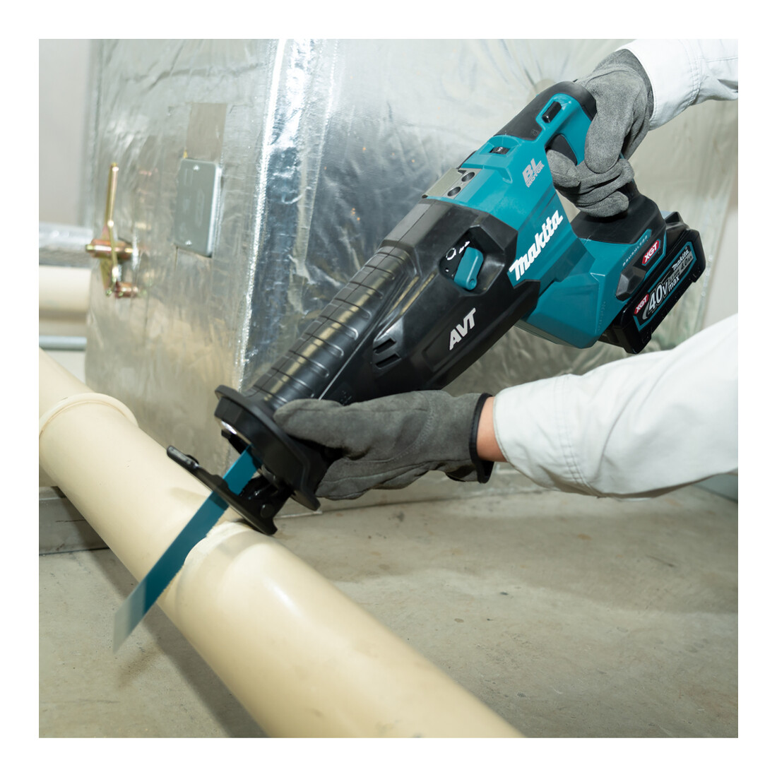 Makita Scie alternative sans fil 40V max. (sans batterie, sans chargeur)