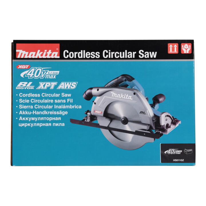 Makita Scie circulaire sans fil 101mm 40V max. / 5,0 Ah, 2 batteries + chargeur