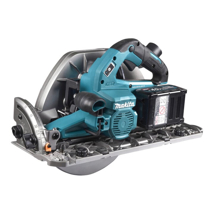 Makita Scie circulaire sans fil 101mm 40V max. / 5,0 Ah, 2 batteries + chargeur