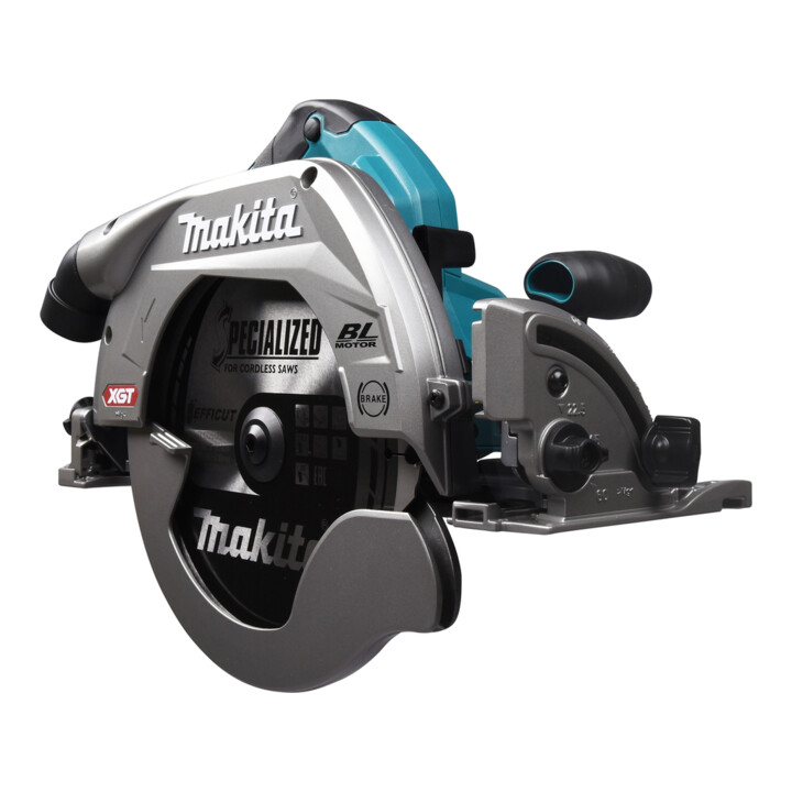 Makita Scie circulaire sans fil 40V max. / 5,0 Ah, 2 batteries + chargeur dans valise de transport