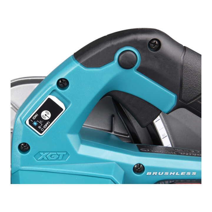 Makita Scie circulaire sans fil 40V max. / 5,0 Ah, 2 batteries + chargeur dans valise de transport