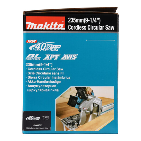 Makita Scie circulaire sans fil 40V max. (sans batteries, sans chargeur)