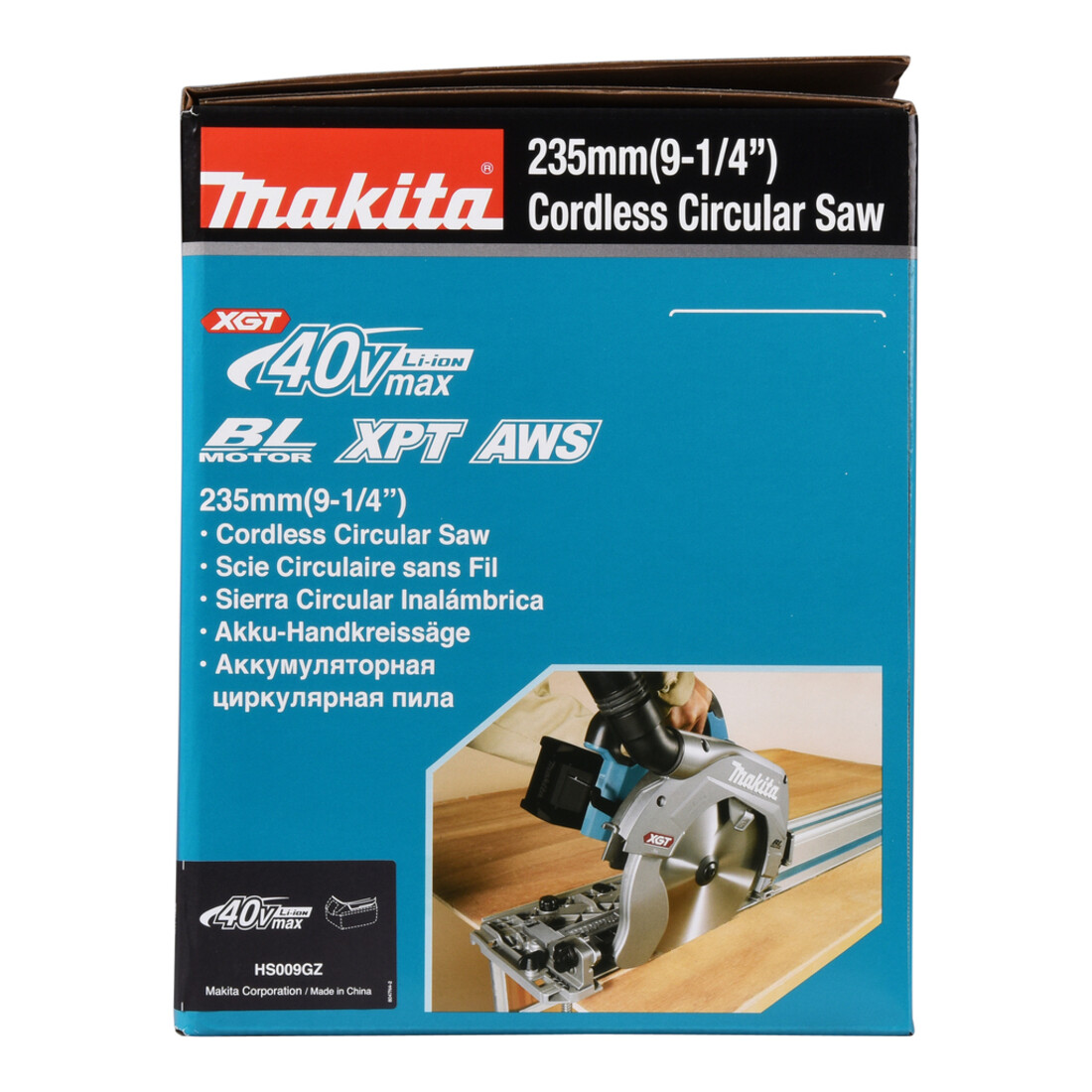 Makita Scie circulaire sans fil 40V max. (sans batteries, sans chargeur)