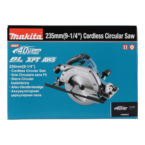Makita Scie circulaire sans fil 40V max. (sans batteries, sans chargeur)