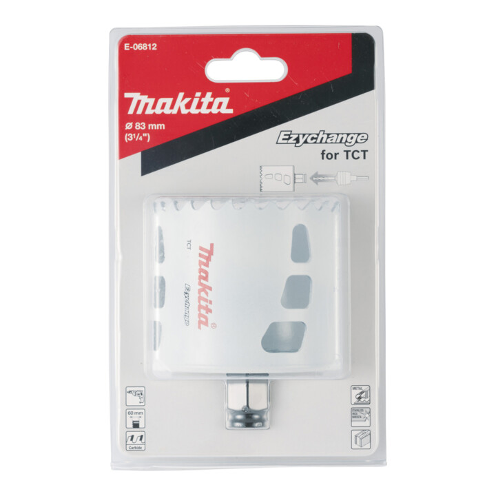 Makita Scie-cloche TCT EZYCHANGE Ø 83 mm, profondeur de coupe 60 mm