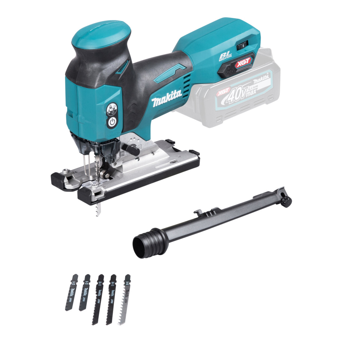 Makita Scie sauteuse pendulaire sans fil 40V, 3500 tr/min, sans batterie