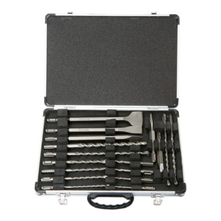 Makita SDS PLUS set de forets et ciseaux, 17 pièces