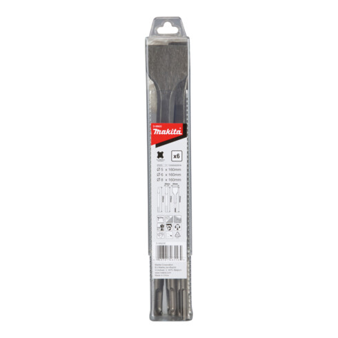 Makita SDS+ set de perceuse/burineur 6 pièces