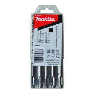 Makita SDS-V-PLUS boren bitset No.3 5-delig B-49074