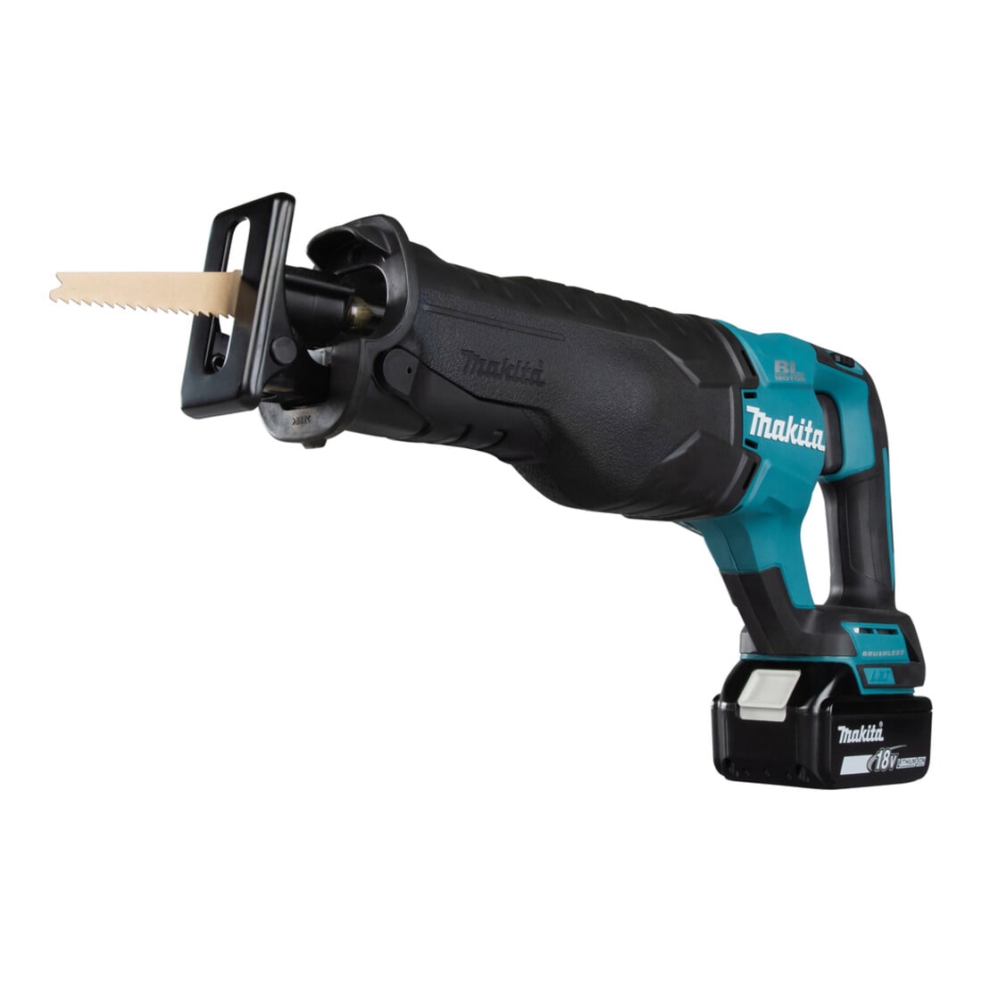 Makita Sega a gattuccio a batteria 18V 5Ah DJR187RT