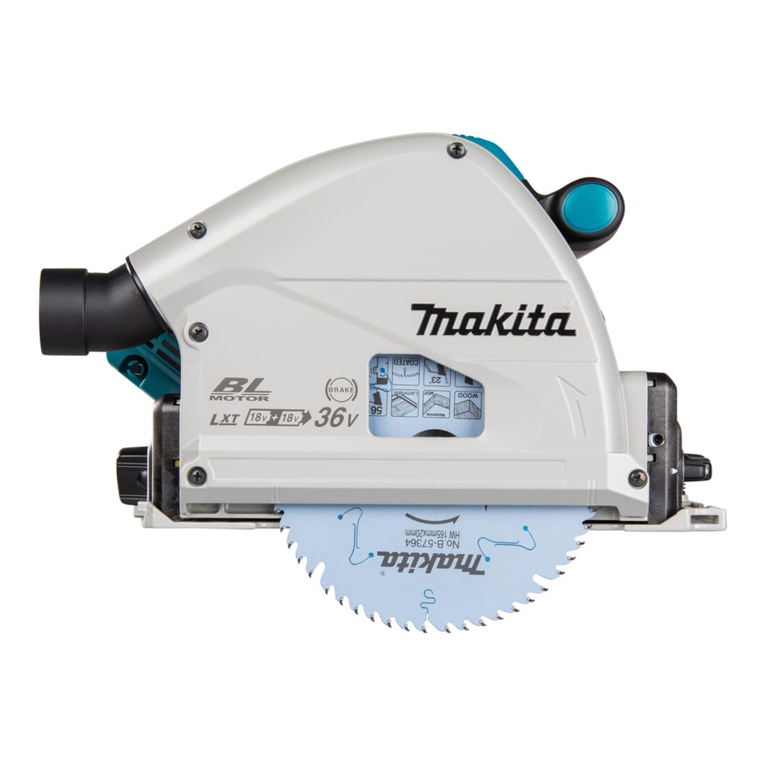Makita Sega a tuffo a batteria 56mm 2x18V DSP600ZJ