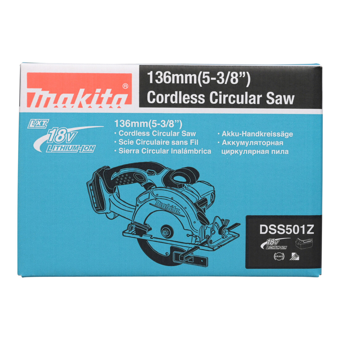 Makita Sega circolare a batteria 18V DSS501Z, senza batteria