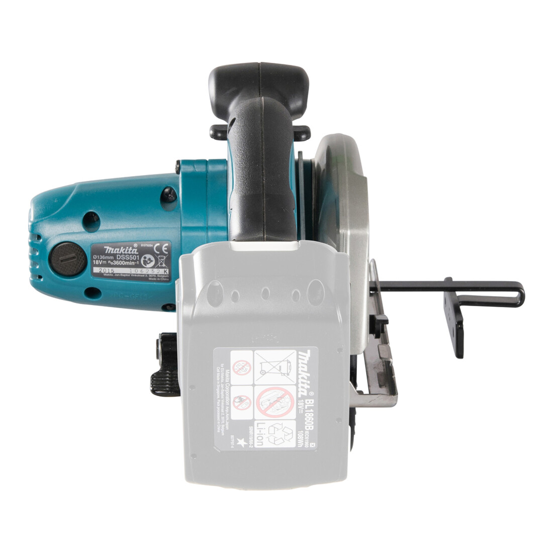 Makita Sega circolare a batteria 18V DSS501Z, senza batteria