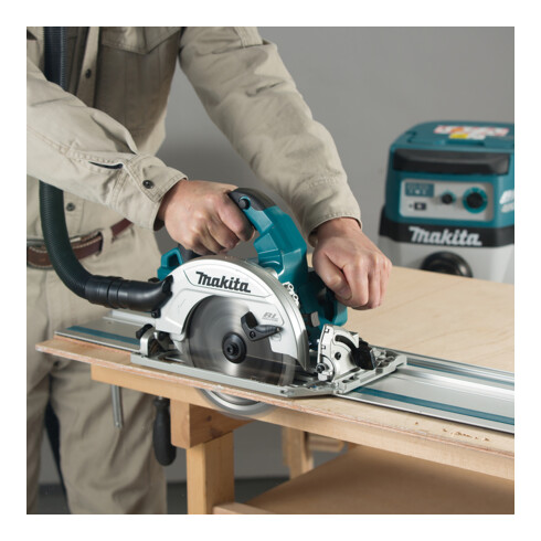 Makita Sega circolare a batteria 2x18V con Bluetooth (senza batteria, senza caricabatterie) in MAKPAC DHS783ZJU