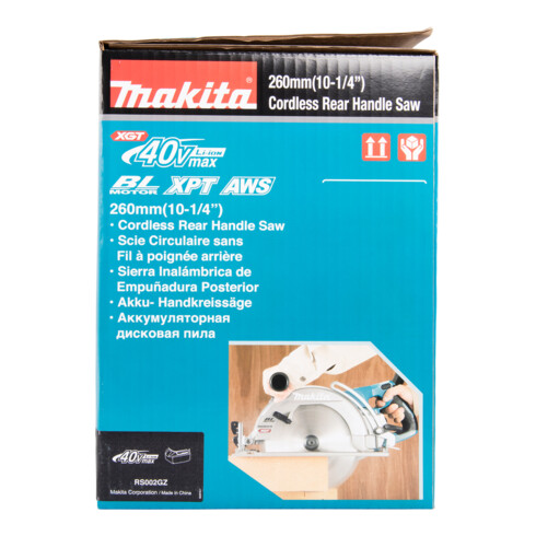 Makita Sega circolare a batteria 40V RS002GZ