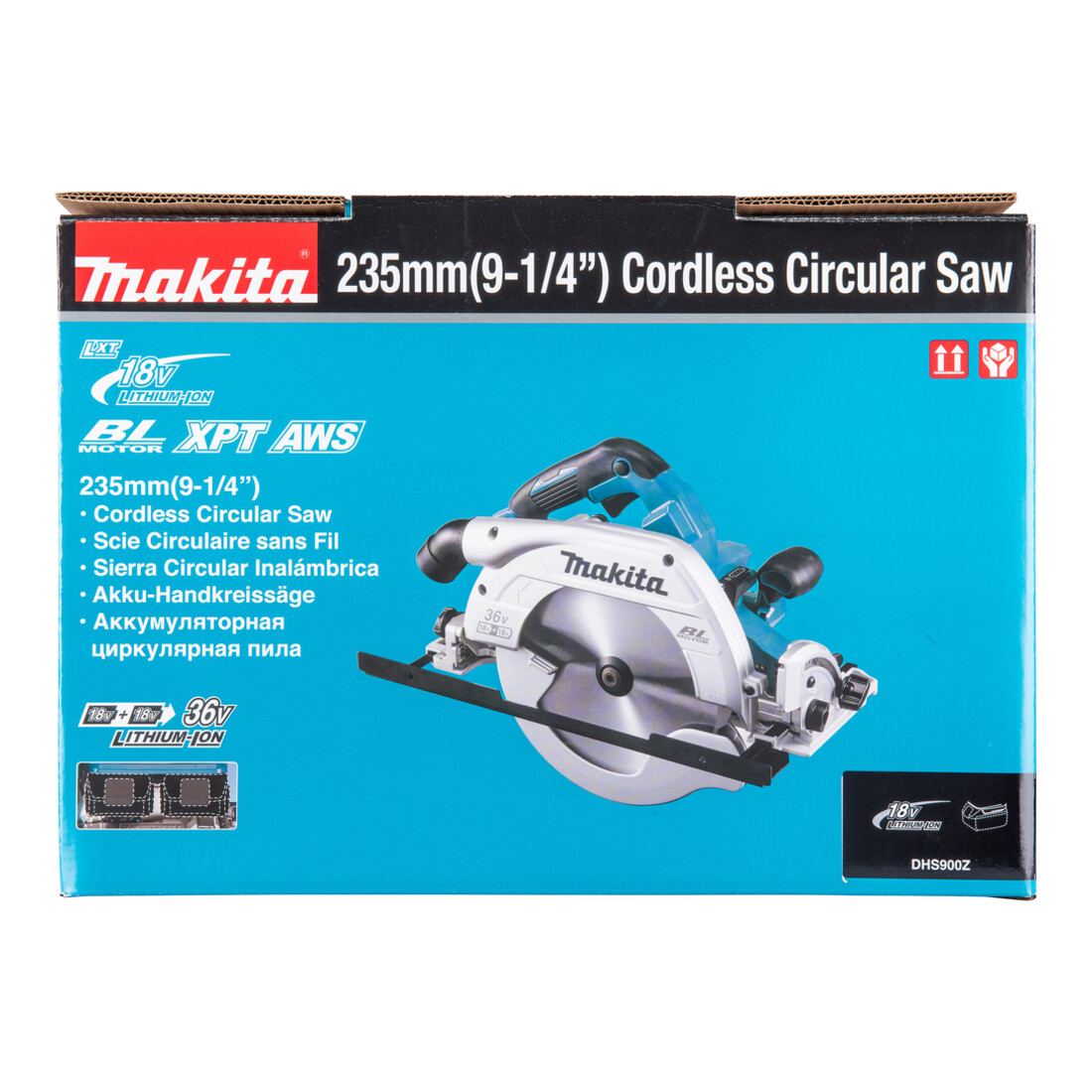 Makita Sega circolare a batteria 85mm 2x18V DHS900Z