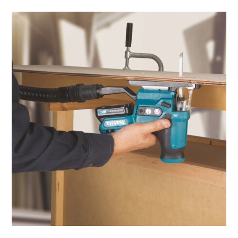 Makita Seghetto alternativo a batteria a pendolo 10,8V/4,0 Ah, 2 batterie + caricabatterie in MAKPAC JV102DSMJ