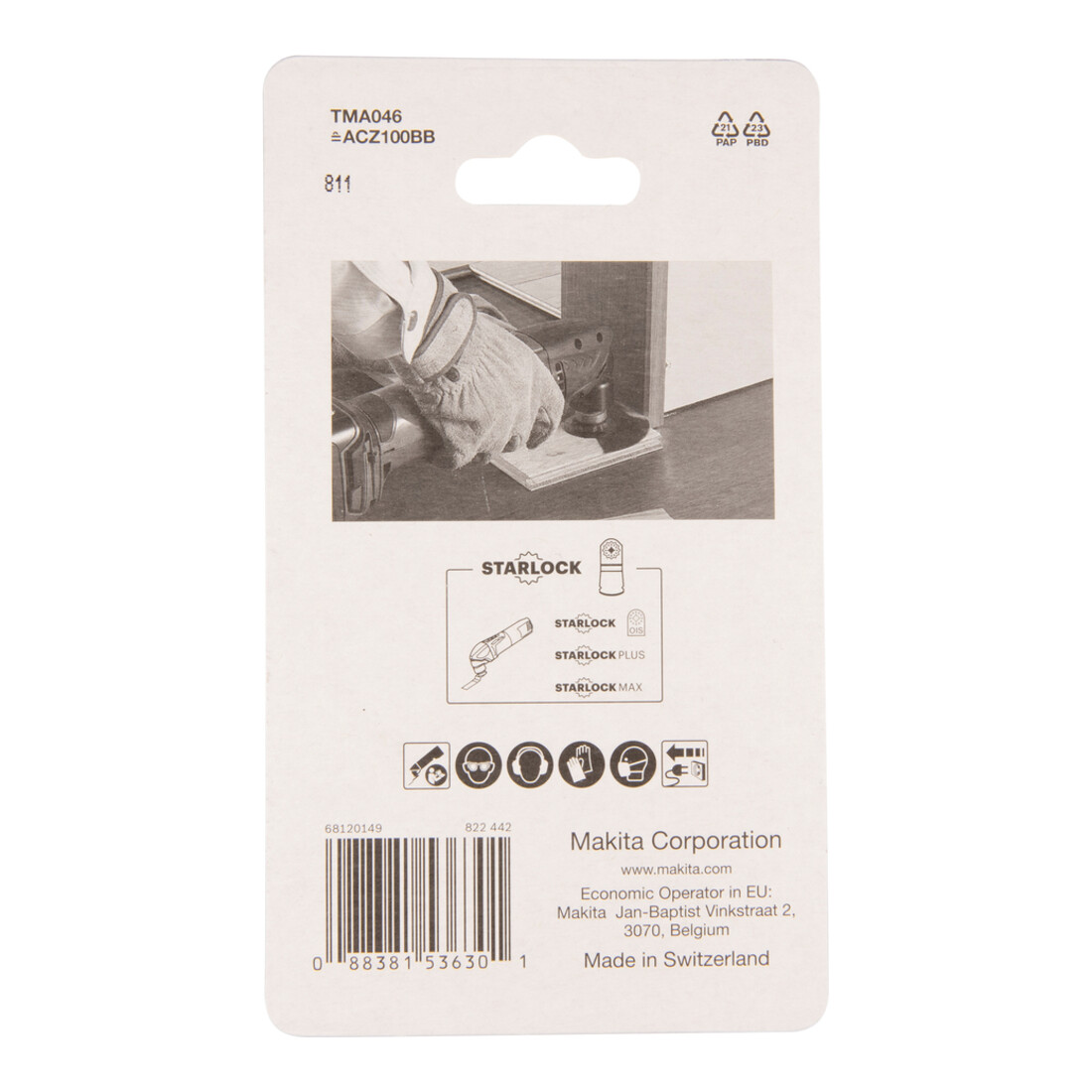 Makita segmentzaagblad 100mm TMA046