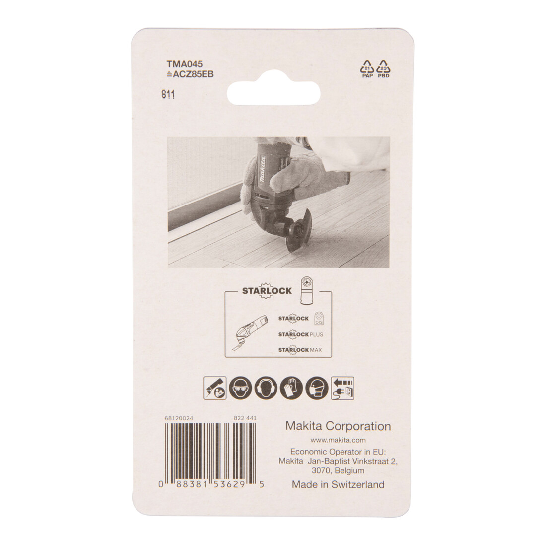 Makita segmentzaagblad 85mm TMA045