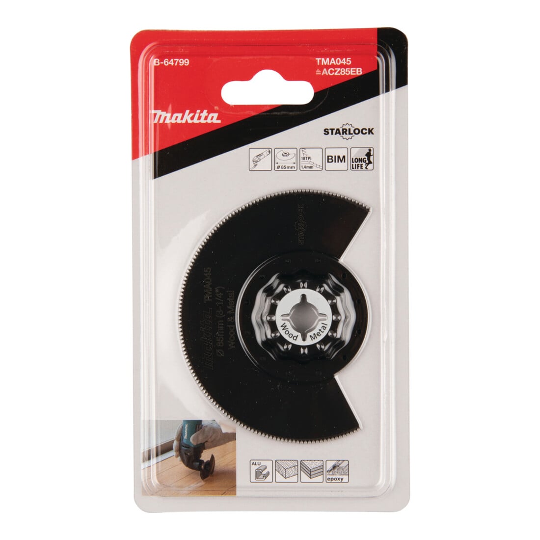 Makita segmentzaagblad 85mm TMA045
