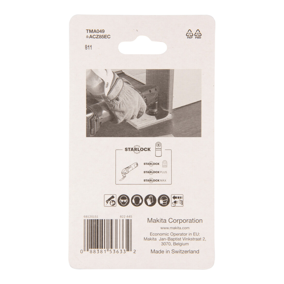Makita segmentzaagblad 85mm TMA049