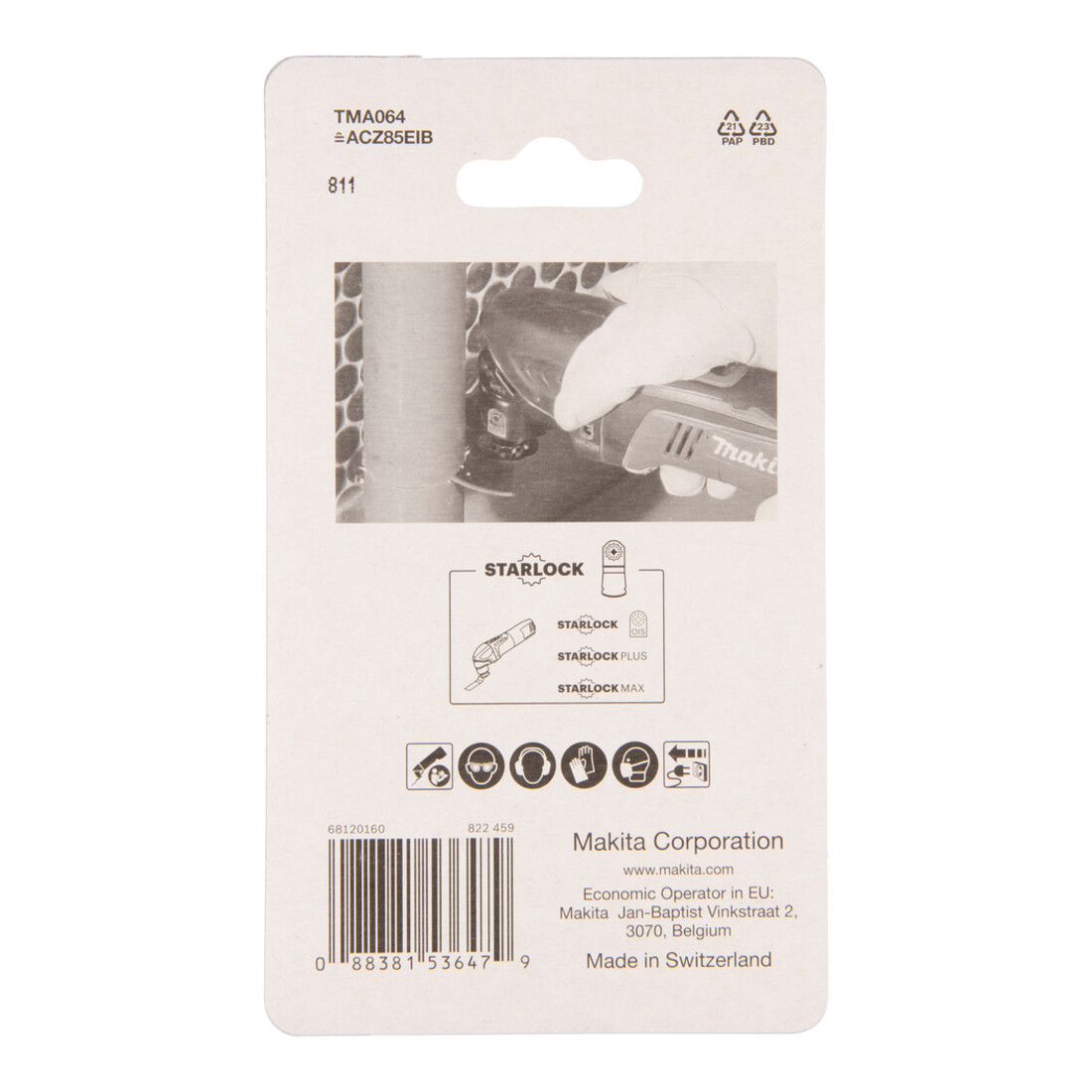 Makita segmentzaagblad 85mm TMA064