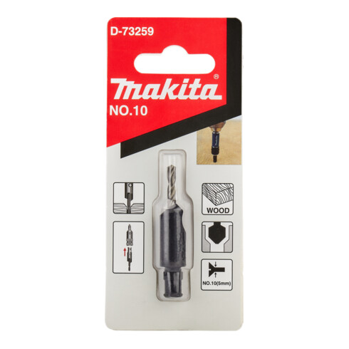 Makita Senkbohrer, Nr. 10 (M5), 3,2 mm für Makita Quad Driver