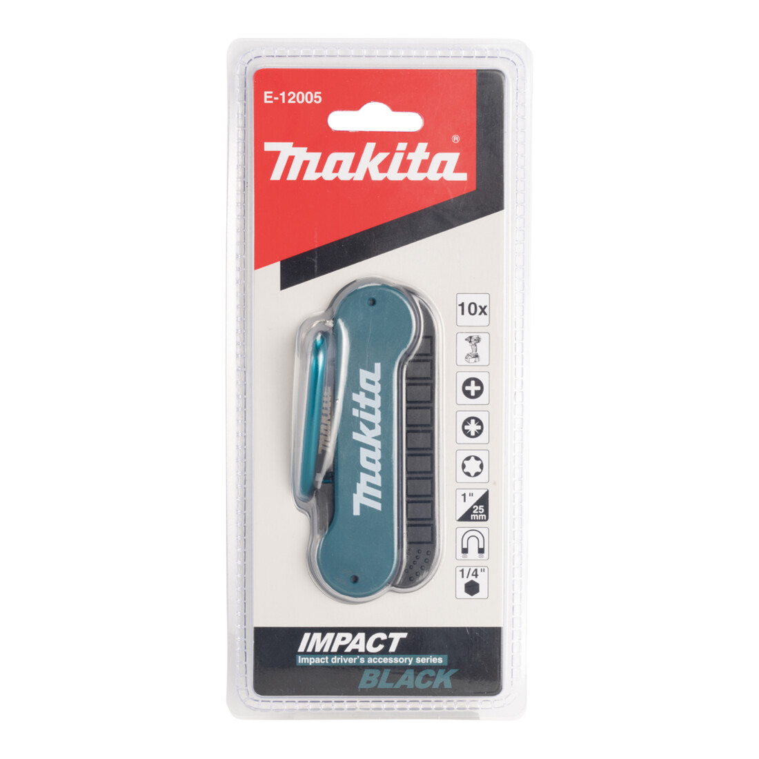 Makita Set de 10 embouts Impact Black