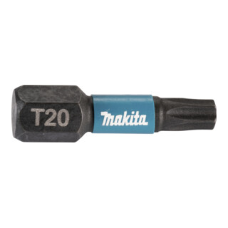 Makita Set de 25 embouts Impact Black T20