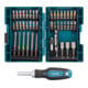 Makita Set de 44 embouts avec poignée à cliquet