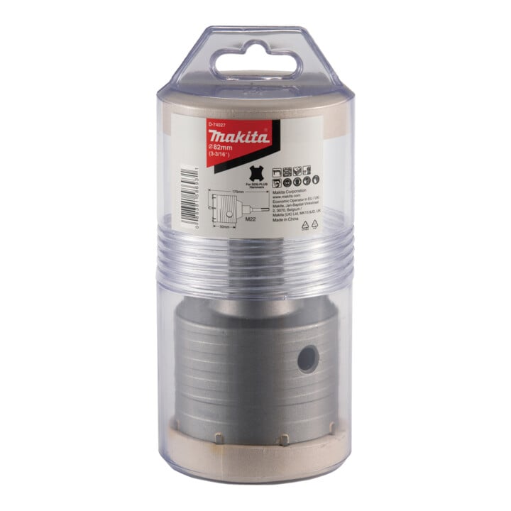 Makita Set de couronnes creuses HM 82 mm