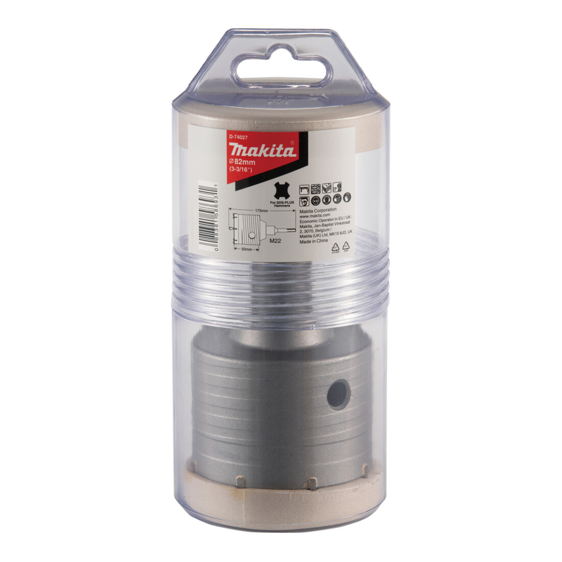 Makita Set de couronnes creuses HM 82 mm