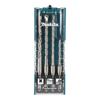Makita Set de forets à pierre SDS-PLUS 4 pièces Ø 5/6/8/10 mm