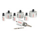 Makita Set de scies-cloches BiM EZYCHANGE universel 9 pièces Ø 25-76 mm • Profondeur de coupe 44 mm