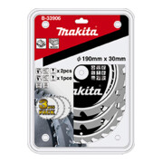 Makita Set di 2 lame HM 165mm B-49395