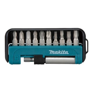 Makita Set di bit 11pz. con punte PH, PZ e TX, 1 portapunte magnetico