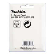 Makita Set di frese 3pz. D-30209-4