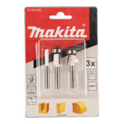 Makita Set di frese 3pz. gambo Ø6mm-4